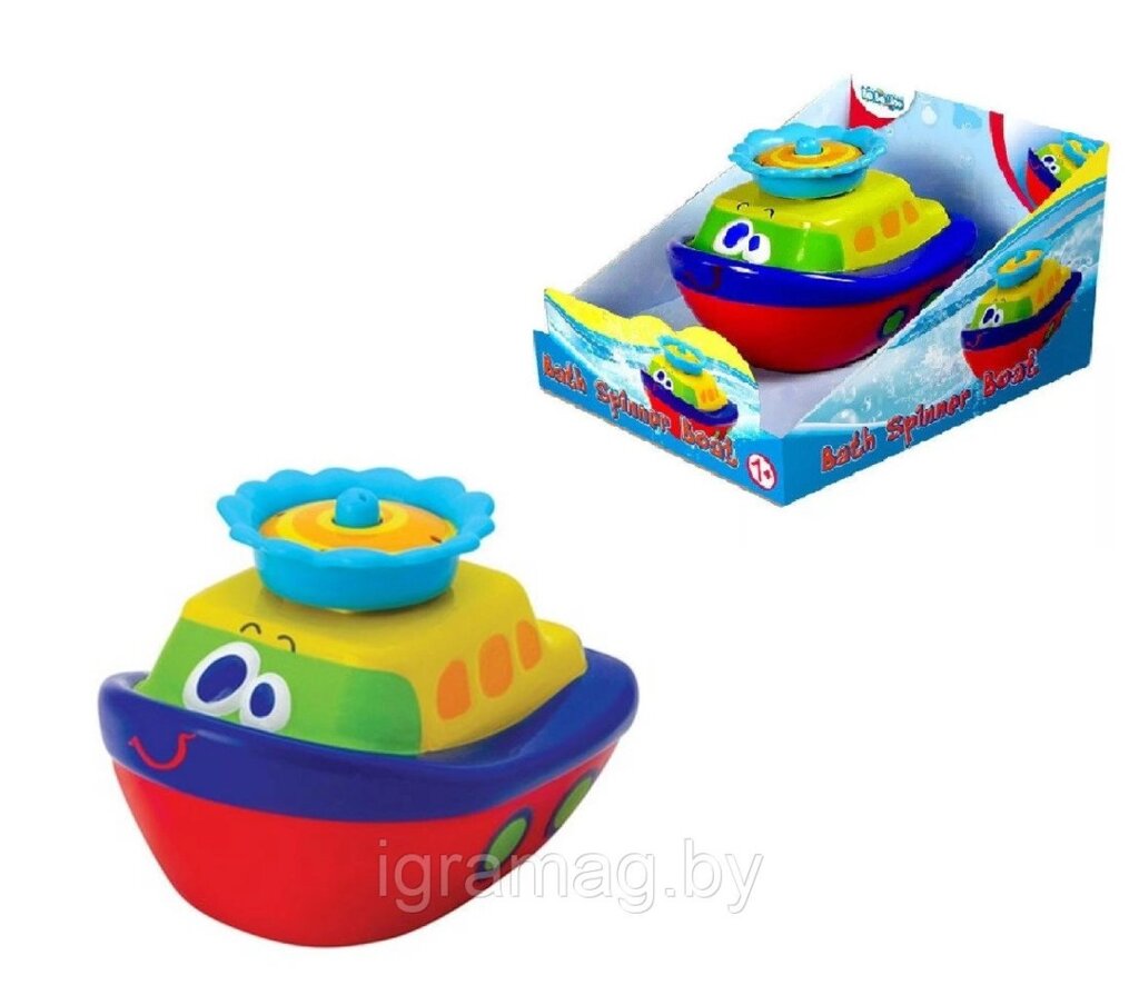 Кораблик Брызгающая лодка от компании Интернет-магазин игрушек «ИграМаг» - фото 1
