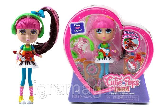 Кукла Кьюти Попс-минм Саммер с летними аксессуарами от компании Интернет-магазин игрушек «ИграМаг» - фото 1