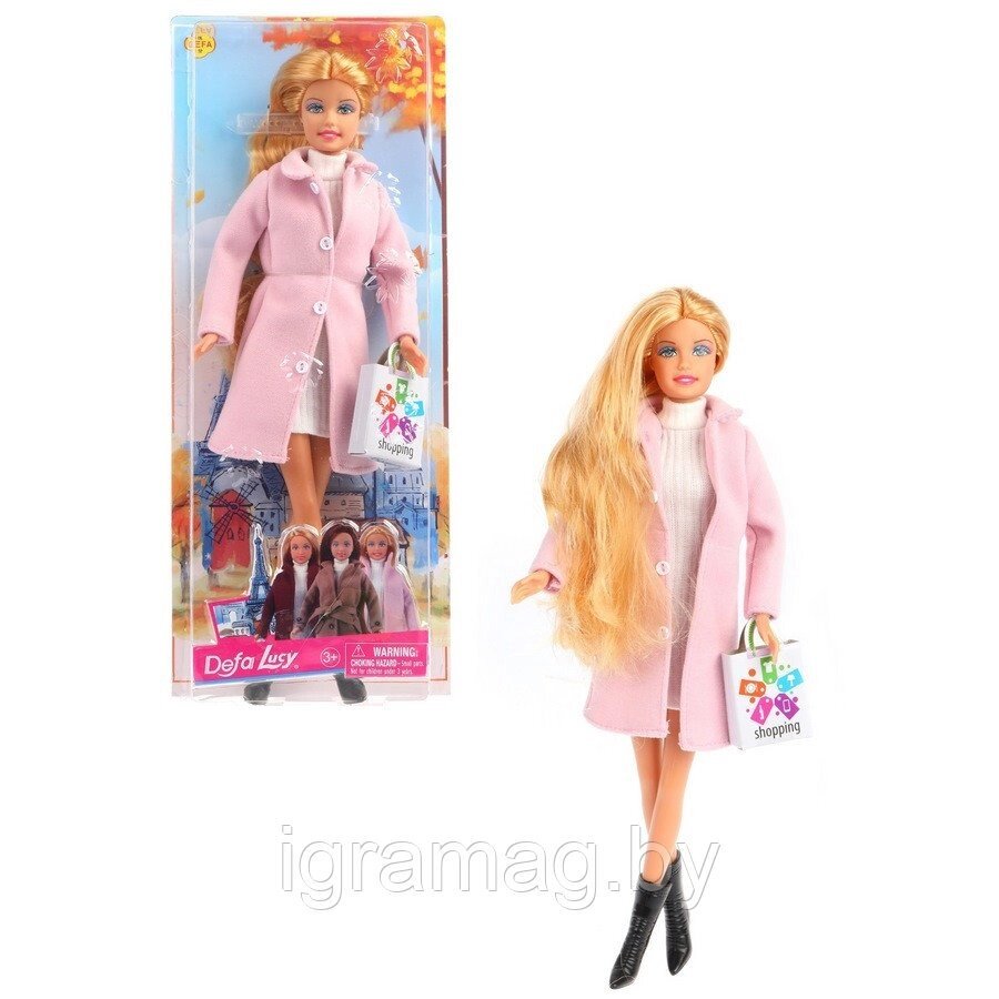Кукла модница Красотка в пальто  Defa от компании Интернет-магазин игрушек «ИграМаг» - фото 1