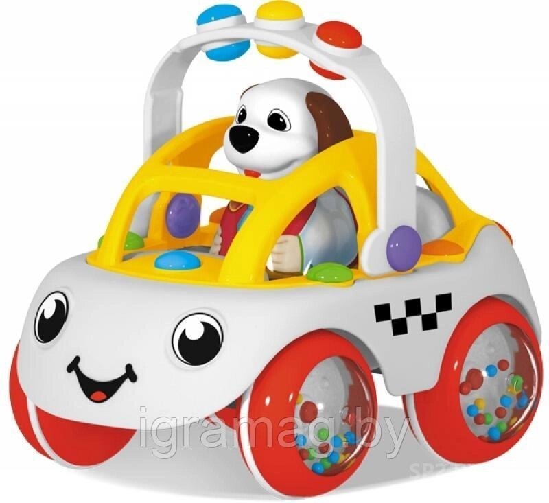 Машинка для малышей из серии Пышка – Такси РФ от компании Интернет-магазин игрушек «ИграМаг» - фото 1