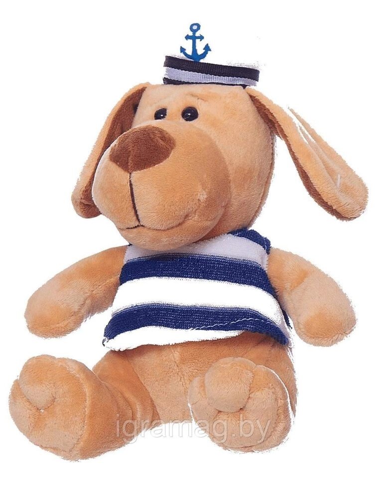 Мягкая игрушка - Собака морячок, 15 см от компании Интернет-магазин игрушек «ИграМаг» - фото 1