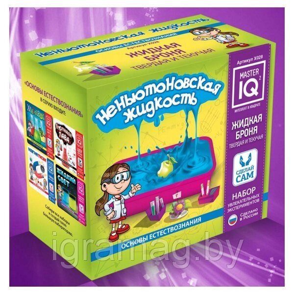 Набор для опытов  - Неньютоновская жидкость от компании Интернет-магазин игрушек «ИграМаг» - фото 1