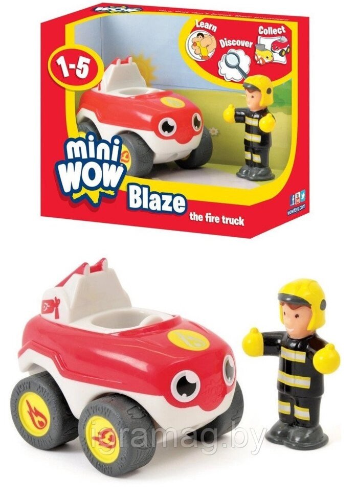 Набор  Пожарная машинка Блейз WOW от компании Интернет-магазин игрушек «ИграМаг» - фото 1