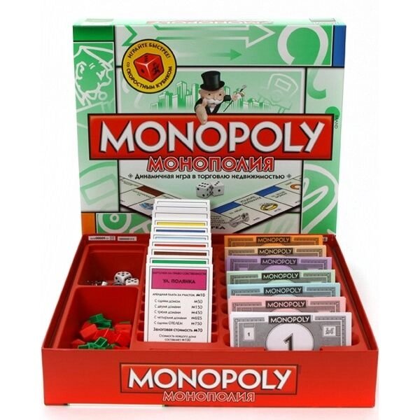 Настольная игра Монополия со скоростным кубиком от компании Интернет-магазин игрушек «ИграМаг» - фото 1