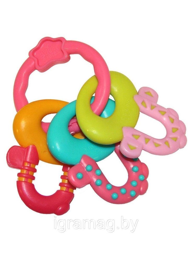 Погремушка-прорезыватель - "Ключи принцессы" от компании Интернет-магазин игрушек «ИграМаг» - фото 1