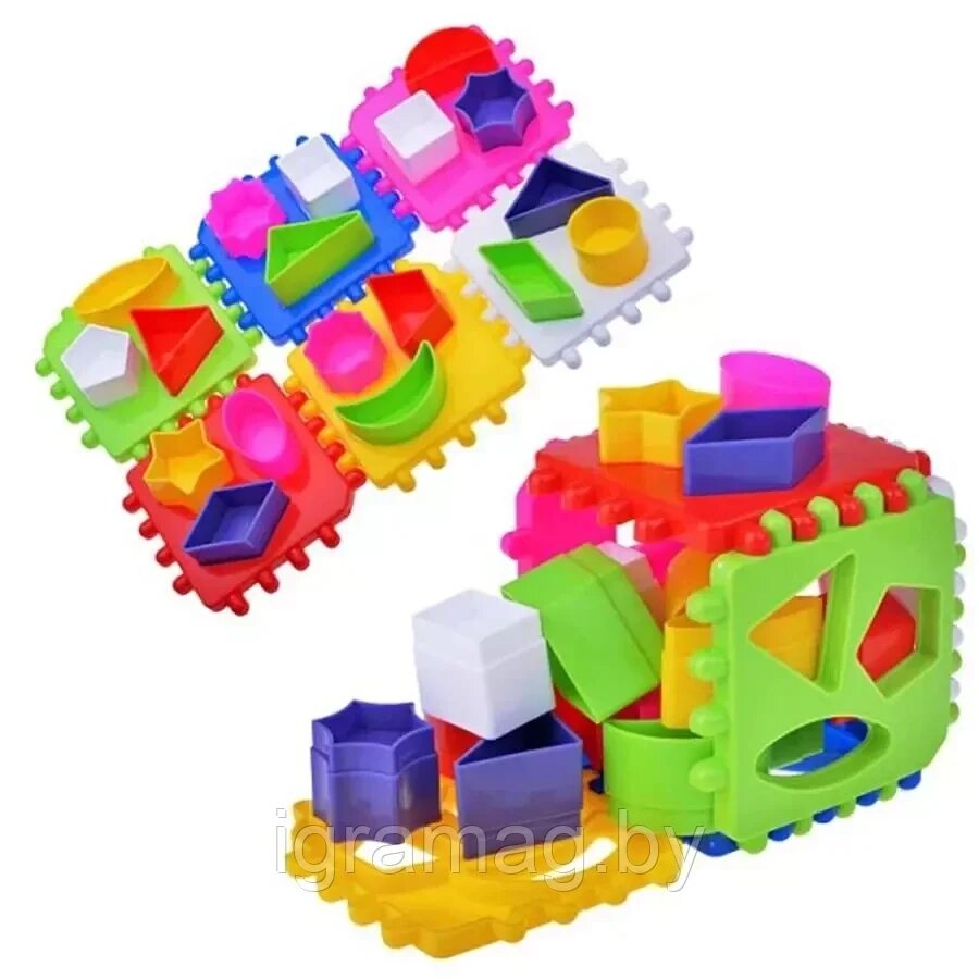 Развивающая игрушка Логический куб от компании Интернет-магазин игрушек «ИграМаг» - фото 1