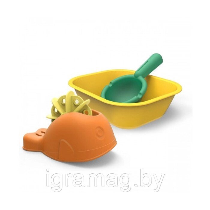 Развивающий набор для игр в ванной: ванночка, кит, ковшик от компании Интернет-магазин игрушек «ИграМаг» - фото 1