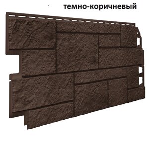 Фасадные панели ОПТИМА песчаник темно-коричневый
