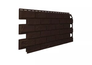 Фасадная панель Vilo Brick без шва Dark Brown (Темно-коричневый)