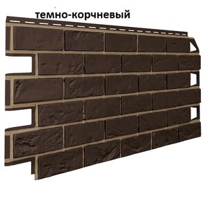 Фасадные панели ОПТИМА Кирпич темно-коричневый