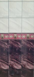 Стеновые панели ПВХ с 3D эффектом "Центурион Багровый" 2.7м