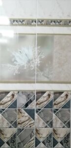 Стеновые панели ПВХ с 3D эффектом "Нигелла" добор 2.7м