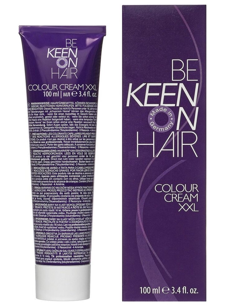 Крем-краска для волос KEEN "Colour Cream XXL" 100 мл (в ассортименте) от компании Профессиональный парикмахерский магазин "Штучка" - фото 1