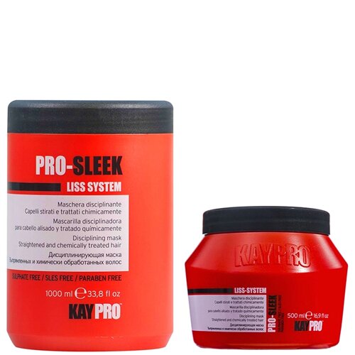 Маска для выпрямленных и химически обработанных волос KAYPRO PRO-SLEEK (500мл)