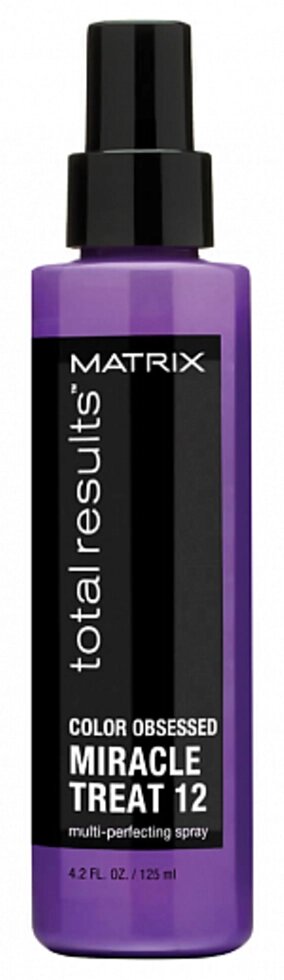 MATRIX TOTAL RESULTS COLOR OBSESSED MIRACLE TREAT СПРЕЙ 12 125 МЛ. от компании Профессиональный парикмахерский магазин "Штучка" - фото 1