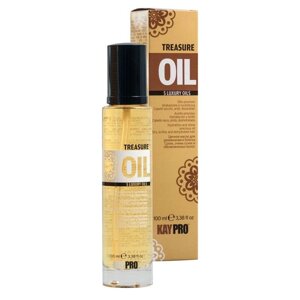 Увлажняющее и придающее блеск драгоценное масло для сухих , хрупких волос KAYPRO TRESUARE OIL