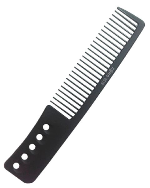 Расческа ECHO ручка с дырочками арт. 0518 от компании Профессиональный парикмахерский магазин "Штучка" - фото 1