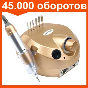 Аппарат для маникюра JMD 202 Nail Master 45 т. о. машинка золотой