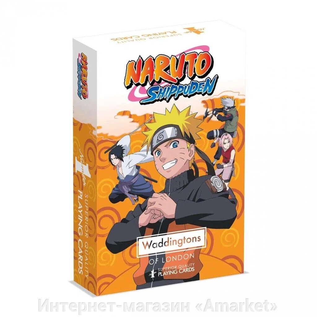 Настольная игра Игральные карты Naruto /Наруто от компании Интернет-магазин «Amarket» - фото 1