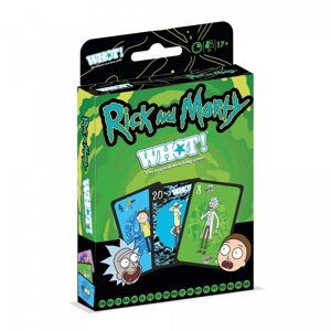 Настольная игра WHOT Rick and Morty/ Игра в карты Рик и Морти