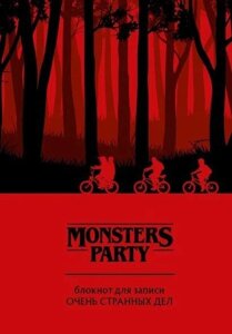 Блокнот Monsters party. Блокнот для записи очень странных дел (красная обложка)