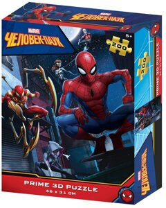 Стерео-пазл Prime 3D ЧЕЛОВЕК-ПАУК (200 деталей) 33045