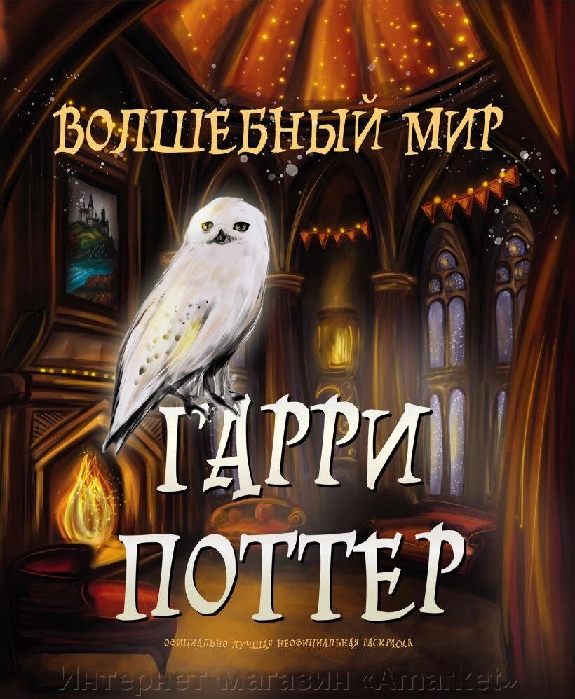 Раскраска Волшебный мир Гарри Поттера от компании Интернет-магазин «Amarket» - фото 1