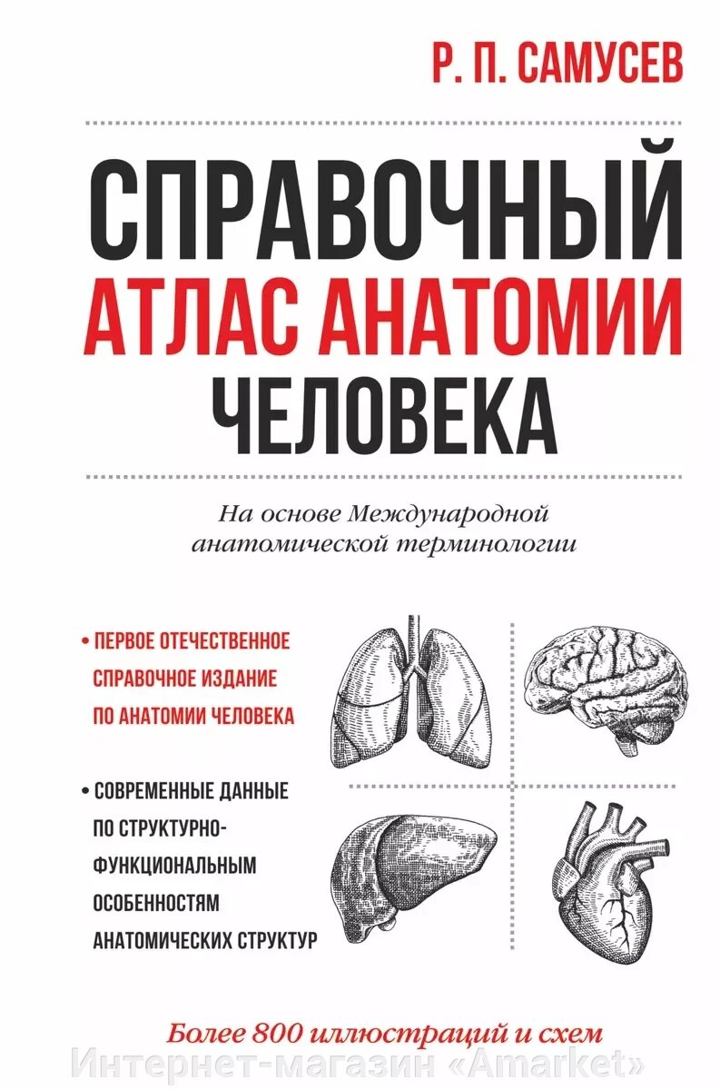 Справочный атлас анатомии человека от компании Интернет-магазин «Amarket» - фото 1