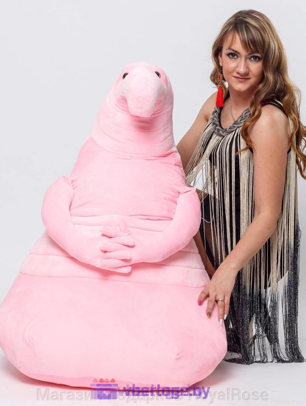 Большой Ждун 100 см Розовый от компании Магазин подарков RoyalRose - фото 1