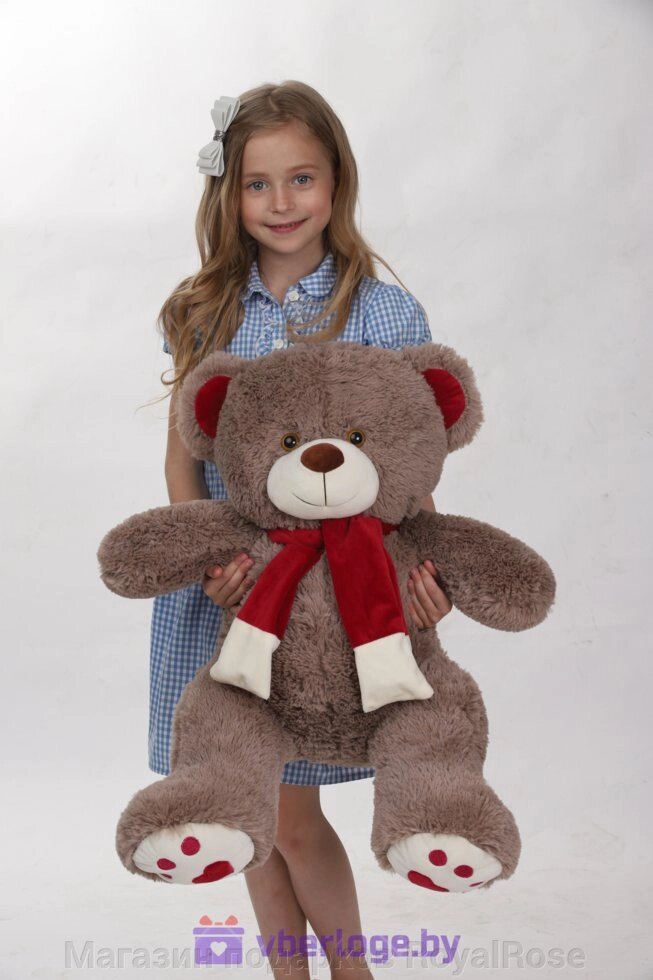 Медвежонок My Love 85 см бурый от компании Магазин подарков RoyalRose - фото 1