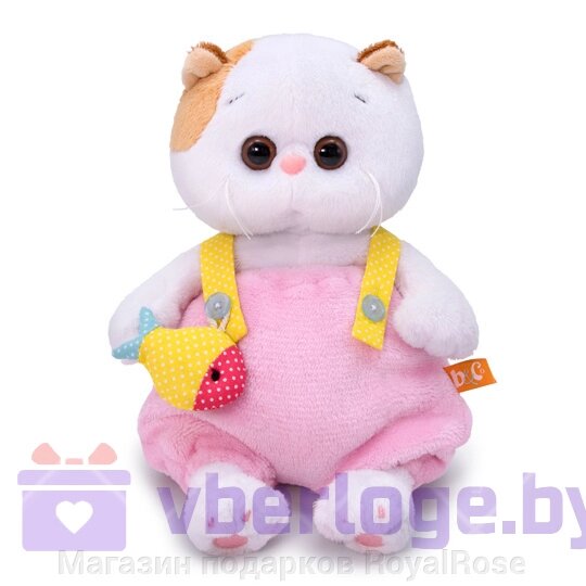 Мягкая игрушка "Кошечка Ли-Ли Baby" в меховом комбинезоне от компании Магазин подарков RoyalRose - фото 1