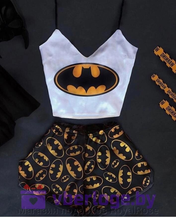 Шелковая пижамка Batman от компании Магазин подарков RoyalRose - фото 1
