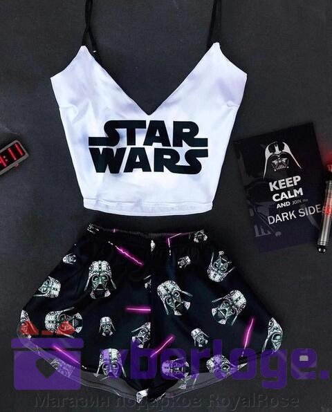 Шелковая пижамка Star Wars от компании Магазин подарков RoyalRose - фото 1