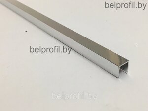 Бордюр-фриз для плитки, серебро глянец, п-10х10, 270 см