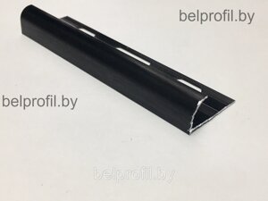 Полукруглый уголок для плитки 10 мм, цвет черный брашированный, 270 см