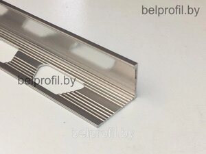 Уголок для плитки L-образный 10 мм, цвет серебро глянец 270 см