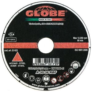 Отрезной абразивный круг GLOBE 125x1,0x22.2 SX XcellenceONE