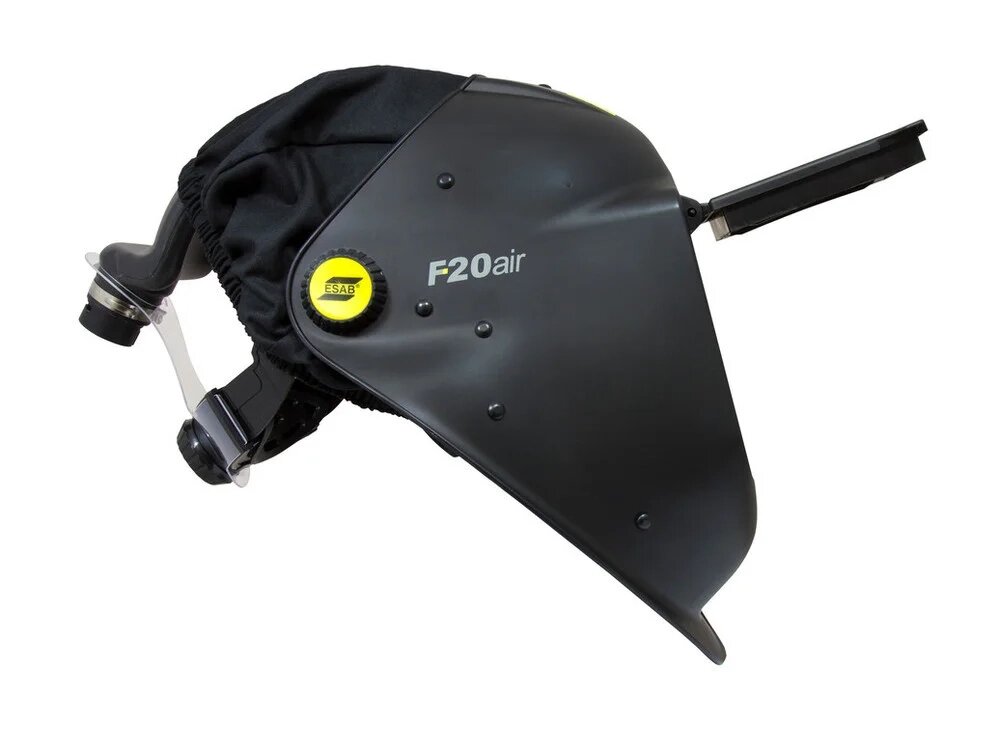 Сварочная маска  ESAB F20 с воздухом от компании Сварочные материалы по оптовым ценам | СВАРКА-ОПТ.БЕЛ - фото 1
