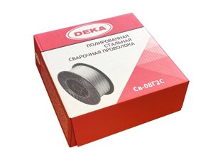 Сварочная проволока полированная DEKA Ø 1.0 (15 кг) (СВ-08Г2С)