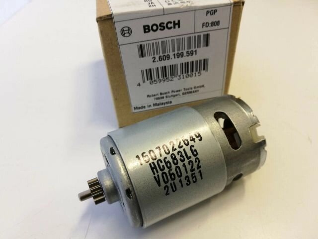 Двигатель Bosch 14,4V / 18V  GSR14,4-2-Li / GSR18-2-LI. Оригинал.  (1607022649) от компании ИП Сацук В. И. - фото 1