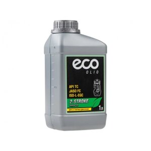 Масло моторное 2-х тактное ECO 1 л (JASO FC, API TC, ISO-L-EGC;