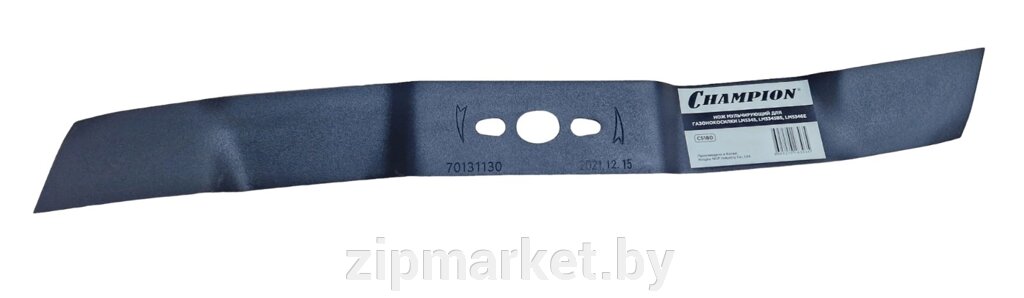 Нож для газонокосилки Champion  LM5345, 5345BS, 5346E (A-525B-10*17C-47D-3,5/57E-19*25). от компании ИП Сацук В. И. - фото 1