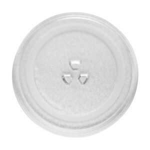 Тарелка для микроволновой печи диаметр 245 мм LG, Midea, Горизонт (Horizont), Panasonic, Vitek, Akai (под крестик)