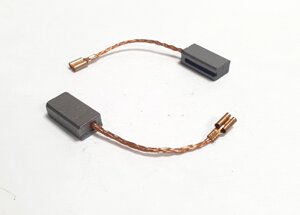 Щетки угольные 5x8x15 мм (провод, клемма-мама,1 канавка, пара) для углошлифмашины Einhell BWS 125/850-1