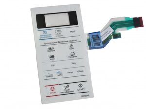 Панель сенсорная (мембрана, клавиатура ) для СВЧ Samsung ME733KR/BWT, белая DE34-00384G