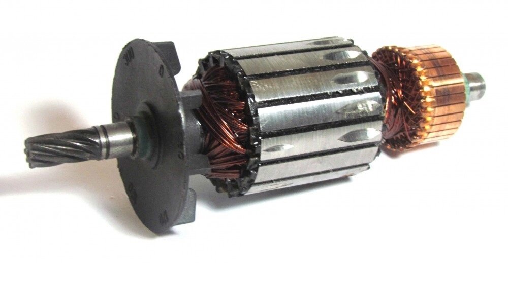 Ротор (якорь) в сборе для дисковой пилы REBIR IE-5107 (8 зубов), RZ2-70-2, RZ1-70-2, IE-1206. от компании ИП Сацук В. И. - фото 1