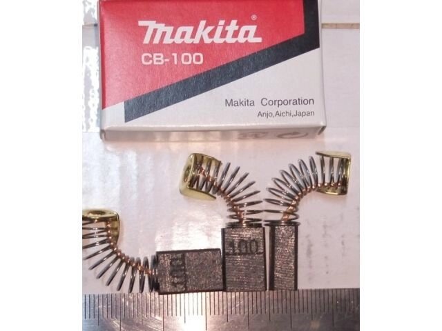 Щетки угольные Makita CB-100  6*10*14 мм от компании ИП Сацук В. И. - фото 1