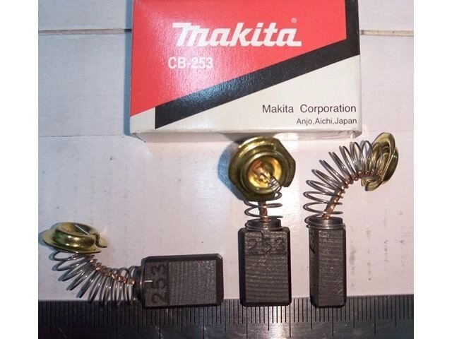 Щетки угольные Makita CB-253  11*7*17  мм от компании ИП Сацук В. И. - фото 1