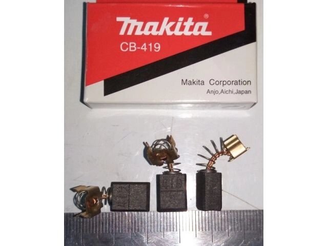 Щетки угольные Makita CB-419 (191962-4) от компании ИП Сацук В. И. - фото 1