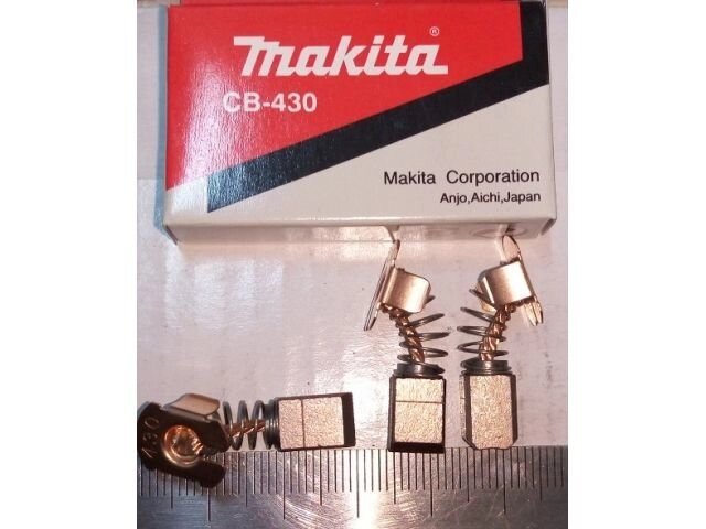 Щетки угольные Makita CB-430  7*6.5*9  мм от компании ИП Сацук В. И. - фото 1